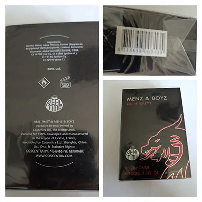 Eau de toilette «MENZ &amp; BOYZ» (REAL TIME)