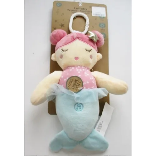 Giocattolo morbido «Mermaid Lullaby Travel Soother with Stroller Hook» (Dreamgro)