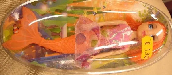 Bambola di plastica «Mermaid» (Unknown)