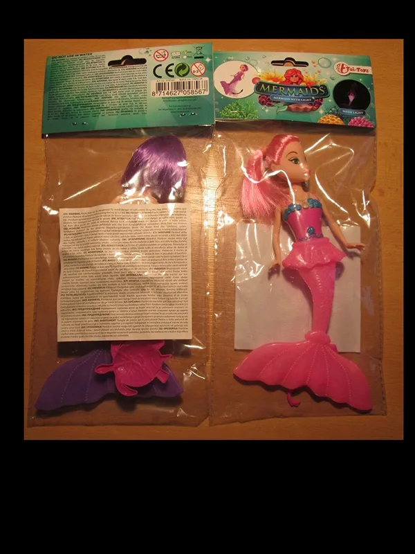 Bambola di plastica «MERMAIDS, MARMAID WITH LIGHT» (Toi-Toys Iternational)