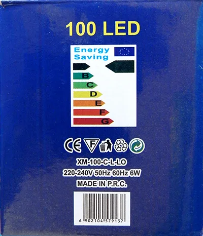 Catena di illuminazione «Merry Christmas 100 LED Christ- mas lights» — foto 4 dell'alert A12/00160/22