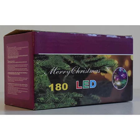 Catena di illuminazione «Merry Christmas 180 LED» — foto 2 dell'alert A12/02809/24