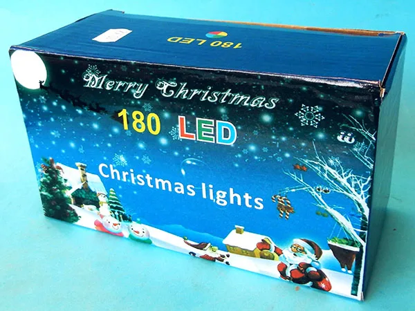 Catena di illuminazione «Merry Christmas 180 LED Christmas lights» — foto 3 dell'alert A12/00335/22