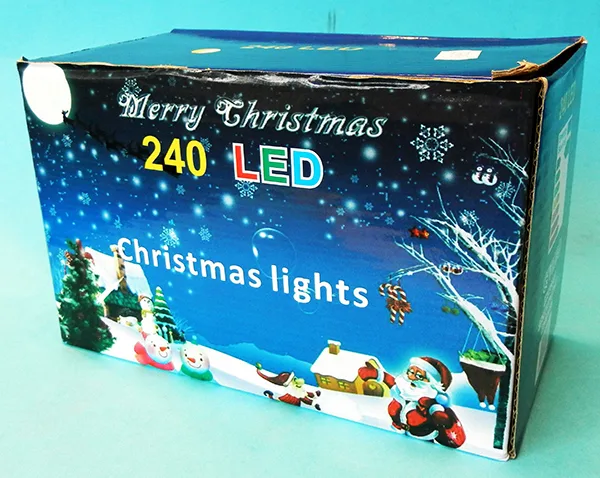 Catena di illuminazione «Merry Christmas 240 LED Christmas lights» — foto 3 dell'alert A12/00363/22