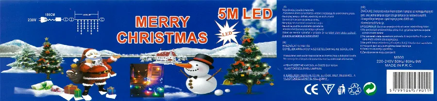 Catena di illuminazione «MERRY CHRISTMAS 5M LED» — foto 3 dell'alert A11/00018/20
