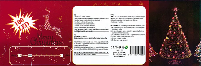 Catena di illuminazione «MERRY CHRISTMAS» — foto 3 dell'alert A12/01168/20