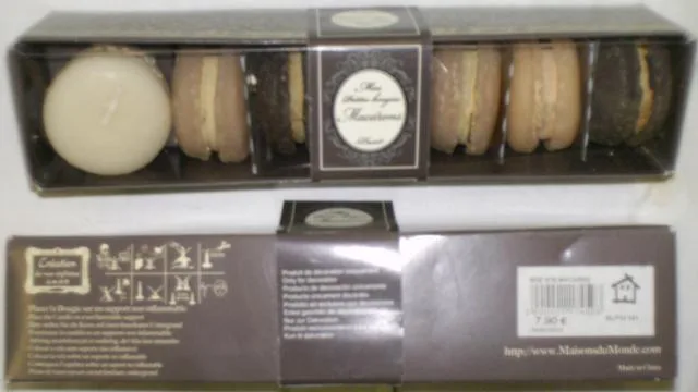 Candele decorative «Mes petites Bougie Macarons» — foto 3 dell'alert A12/0739/13