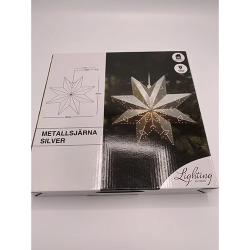 Lampada «Metallstjärna silver» (Dollarstore)