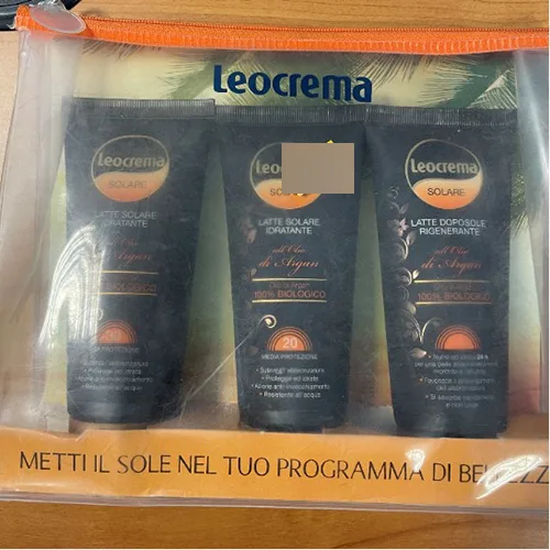 Set di lozioni solari «Metti il sole nel tuo programma di bellezza» (Leocrema)