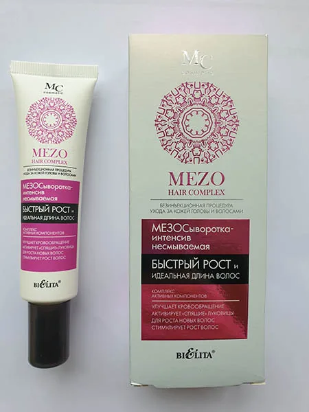 Siero di crescita dei capelli «MEZO hair complex» — foto 2 dell'alert A12/00926/22