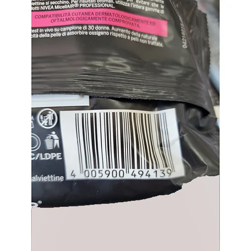 Salviette struccanti «Micell Air skin breathe» — foto 3 dell'alert A12/02398/24