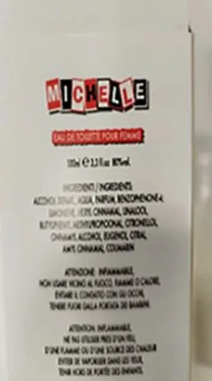 Profumo «Michelle» — foto 2 dell'alert A12/02959/23