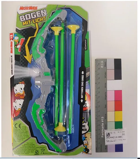 Arco e freccia «Micky Maus Bogen mit Licht Heft Nr. 25» (Micky Maus)