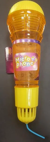 Microfono giocattolo «Microphone - Mit light - Avec lumiére - Con luz» (JOHNTOY)