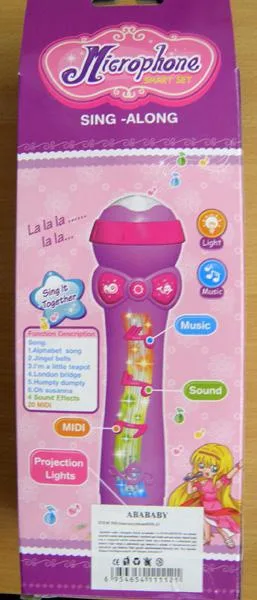 Microfono giocattolo «Microphone smart set» — foto 2 dell'alert A12/1270/19