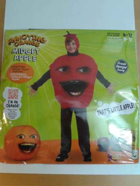 Costume da abito fantasia «Midget Apple» — foto 2 dell'alert A12/0834/13