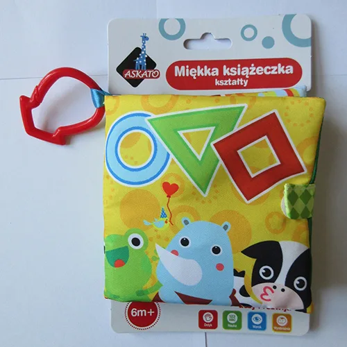 Libro di giocattoli in tessuto «Miekka ksiazeczka ksztalty» (Askato)