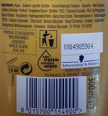 Sapone liquido «Miele Elixir» — foto 4 dell'alert A12/02005/23