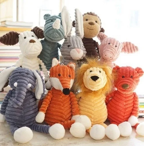 Peluche giocattolo «Mignon singe chiot éléphant rayé animaux en peluche poupée drôle créatif mollusque» (KO BONNIE, NewSway)