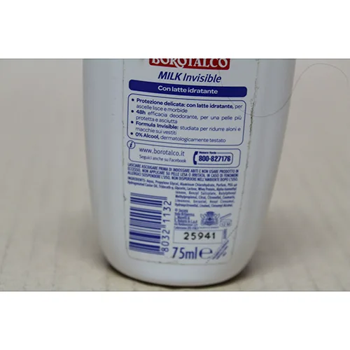 Deodorant «Milk invisible» — foto 3 dell'alert A12/02469/24