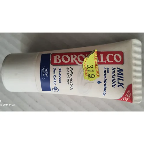 Deodorante «Milk invisible con latte idratante» (BOROTALCO)