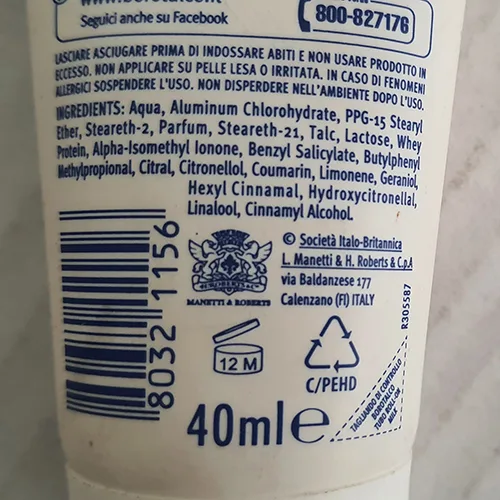 Deodorante «Milk invisible con latte idratante» — foto 2 dell'alert SR/02823/25