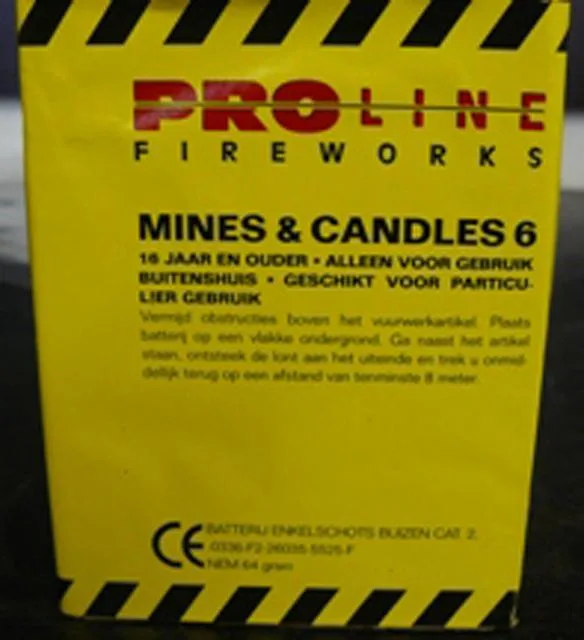 Fuochi d'artificio «Mines and Candles 6» — foto 2 dell'alert A12/1381/13