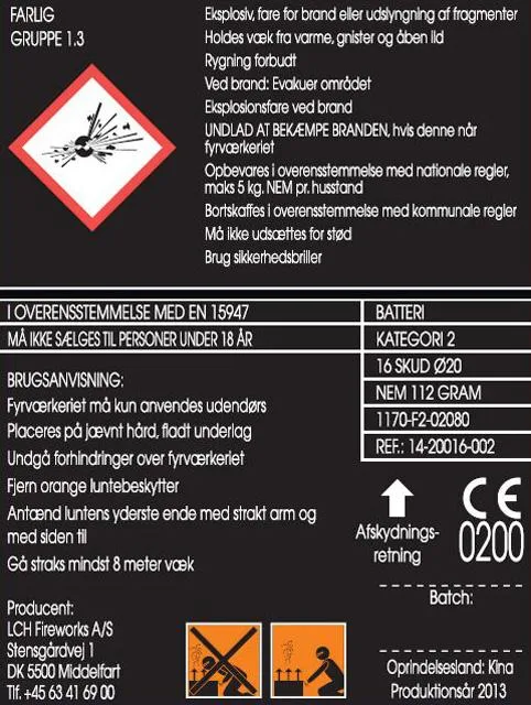 Batteria «Ming Art of Fireworks / Solopgang» — foto 1 dell'alert A11/0024/14