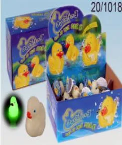 Mini anatra stritolante, bagliori al buio (Duckling glow in the dark)
