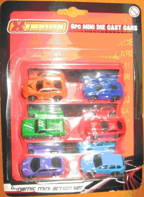 Mini auto – 6 PC Mini Die Cast Auto (XTREME)