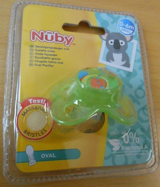 Succhiotto «Mini Brites pacifier» (Nuby)
