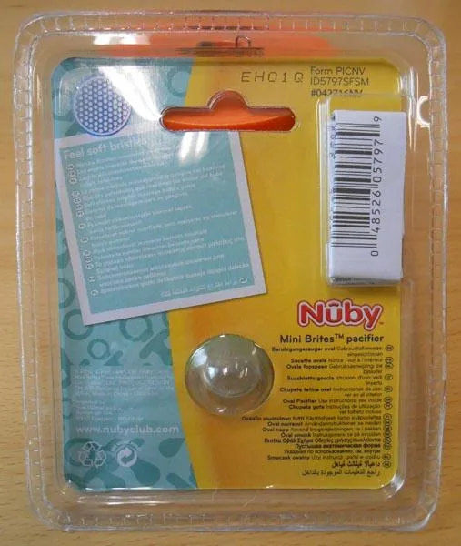 Succhiotto «Mini Brites pacifier» — foto 2 dell'alert A12/0879/17