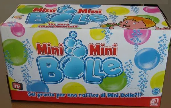 Giocattolo a bolle di sapone «MINI MINI BOLLE» — foto 2 dell'alert A12/1580/17