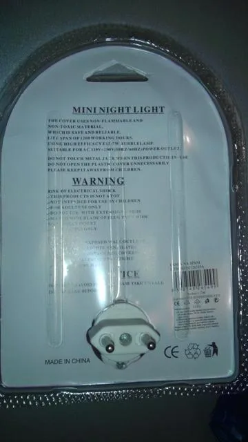 Luce notturna «Mini NightLight / Lampa na Spanie» — foto 1 dell'alert A12/0405/13