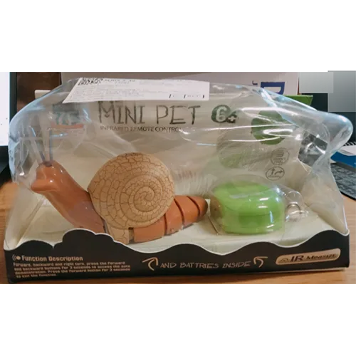 Giocattolo di plastica «Mini Pet Remote Control Snail Toy» (ZF)