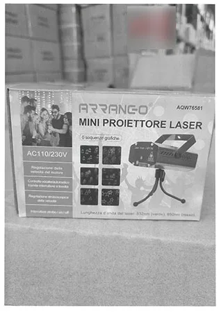 Mini proiettore laser (Arrango)