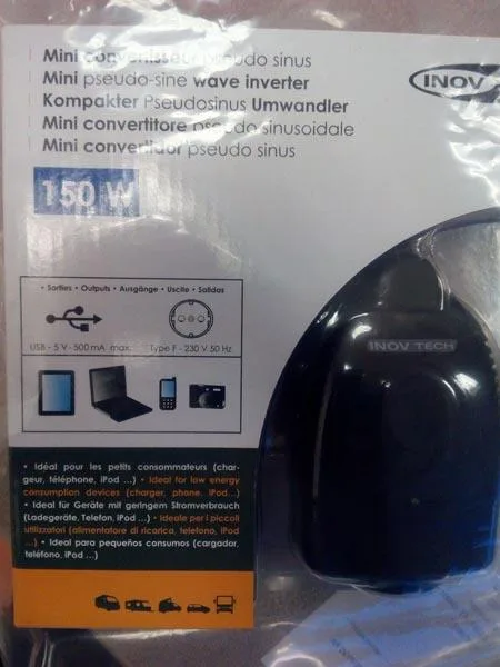Inverter di potenza «Mini pseudo-sine wave inverter» — foto 2 dell'alert A12/0616/17