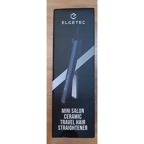 Raddrizzatrice per capelli «Mini Salon Ceramic Travel Hair Straightener» (Elgetec)
