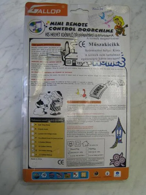 Mini telecomando portachime — foto 3 dell'alert 0808/09