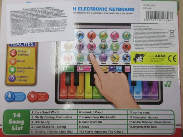 Giocattolo elettrico «Mini Touch Piano» — foto 2 dell'alert A12/0246/19