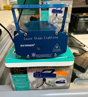 Proiettore laser all'aperto «miniproiettore laser per esterni» (Arrango)