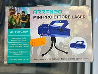 Proiettore laser all'aperto «miniproiettore laser per esterni» — foto 2 dell'alert A12/00212/23