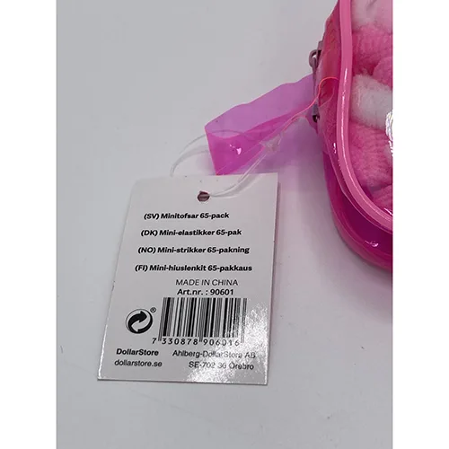 Cravatte per capelli «Minitofsar 65-pack» — foto 2 dell'alert A12/01689/24