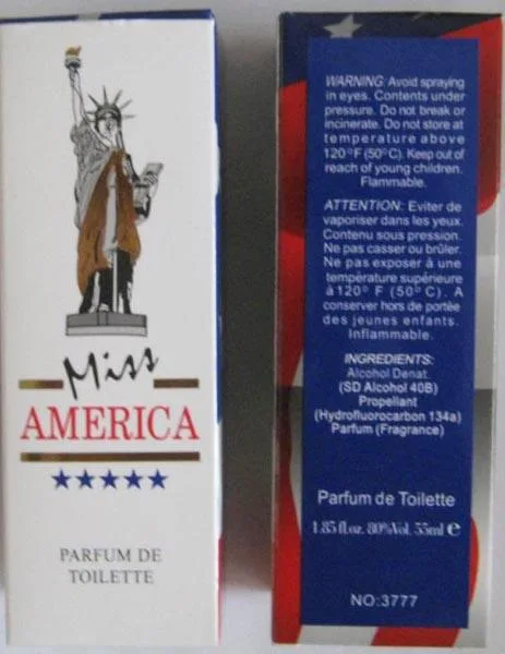Eau de Parfum «Miss AMERICA - Parfum de Toilette» — foto 1 dell'alert A12/0671/16