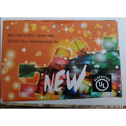 Catena di illuminazione «Mix color bulbs / LED Christmas Lighting» — foto 4 dell'alert SR/01455/26