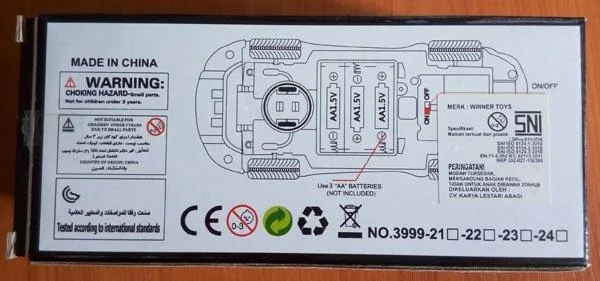 Auto giocattolo «Model Car 3D LIGHT» — foto 2 dell'alert A12/0424/17