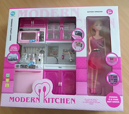 Bambola in plastica con accessori «MODERN KITCHEN» — foto 2 dell'alert A12/01054/23