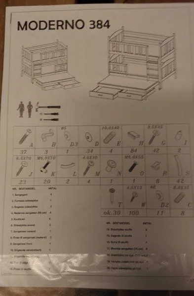 Letto a castello «Moderno 384 - Kubus 3 DK» — foto 1 dell'alert A12/1766/17