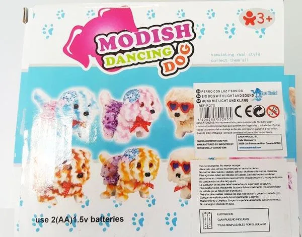 Cane peluche con luce e suono «Modish dancing dog» — foto 3 dell'alert A12/0374/17