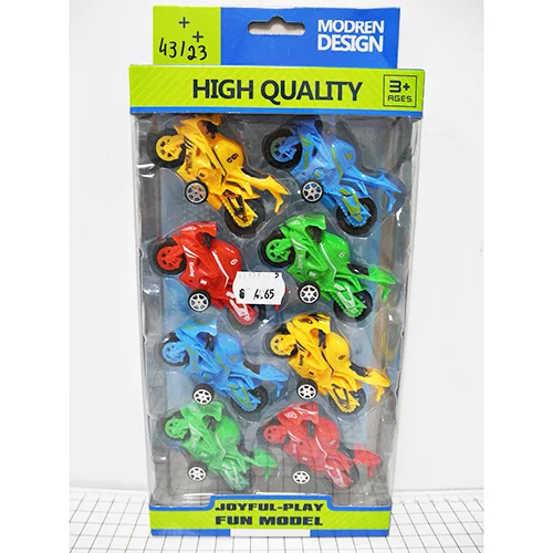 Set di mini moto giocattolo «MODREN DESIGN» (JOYFUL - PLAY FUN MODEL)
